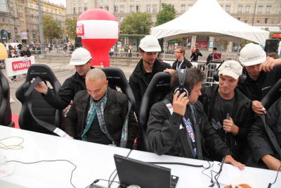 Stachursky i Wojtek Łuszczykiewicz (fot. Grupa Radiowa TIME)