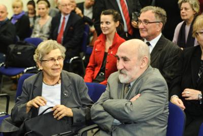 Alicja Kapuścińska i Stefan Bratkowski (fot. Marcin Obara)