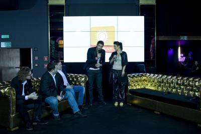 Konferencja prasowa poświęcona nowemu tanecznemu show Polsatu "Tylko taniec. Got to dance" Maciej Dowbor i Katarzyna Kępka (fot. Piotr Król) 