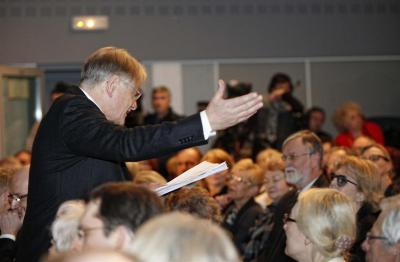 Słuchowisko "Wesele" w Radiu Kraków (fot. Mirosław Mróz)