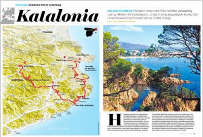 Odmienione strony magazynu "Podróże" 