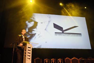 Finałowa gala trzeciej edycji Nagrody im. Ryszarda Kapuścińskiego za reportaż literacki. (fot. Marcin Obara)