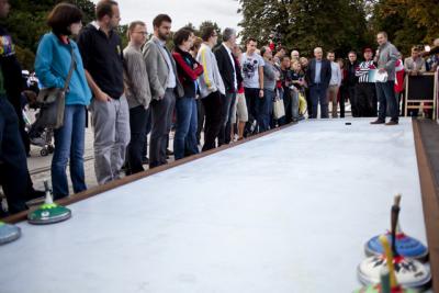 Mistrzostwa Polski Dziennikarzy w Curlingu Austriackim. (fot. Piotr Król)