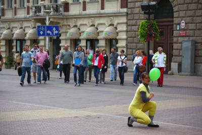 Gra miejska zakończyła się w holu hotelu Andel\