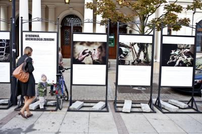 Wystawa Maksymiliana Rigamontiego Press Club Polska i Narodowego Centrum Kultury „Bykownia. Archeologia zbrodni” (fot. Piotr Król)