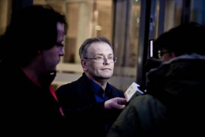 Pikieta przed redakcją "Rzeczpospolitej" (fot. Paweł Frenczak) 