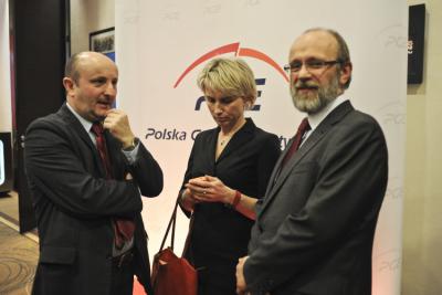Pierwszy z lewej Mirosław Harasim - zastępca redaktora naczelnego PAP Media (fot. Marcin Obara)