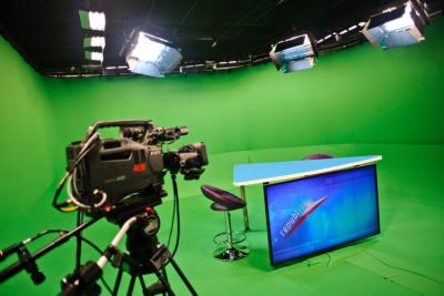 Studio telewizyjne REPUBLIKA TV. (fot. Marcin Obara)