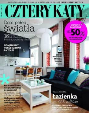 Okładka zmienionego magazynu "Cztery Kąty"