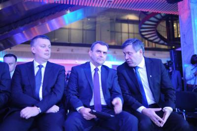 Minister obrony Tomasz Siemoniak, minister skarbu Włodzimierz Karpiński, wicepremier, minister gospodarki Janusz Piechociński(fot. Marcin Obara)