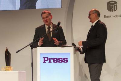 Gościem specjalnym gali był Andrzej Poczobut - Dziennikarz Roku 2011 (fot. Szymon Jankowski)