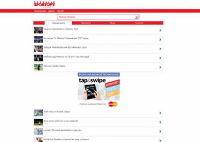 Mobilna wersja strony www.przegladsportowy.pl (Fot. m.przegladsportowy.pl)