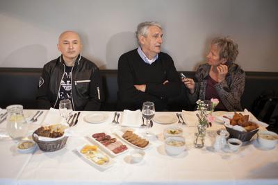 Patryk Vega, Bogusław Wołoszański (fot. Piotr Król)