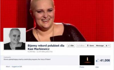 Taki fan page działa teraz pod podanym w aukcji adresem www.facebook.com/Bijemyrekorddlakasi