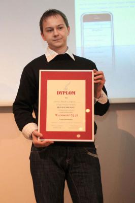 Łukasz Dzierżak, prowadzi blogplay.eu. (fot. Karol Piechocki Press)