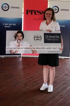 Aleksandra Knecht (Lokalizacja.info) z nagrodą dla najlepszej kobiety (fot. Sebastian Łukowski)