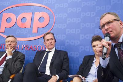 Debatę prowadził Bogusław Chrabota (fot. Szymon Jankowski)