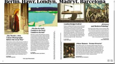 Fragment aktualnego numeru "Art & Business" 