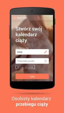 W aplikacji stworzyć można indywidualny kalendarz ciąży. Fot. materiały prasowe