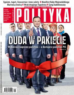 Okładka "Polityki" tuż przed drugą turą wyborów 