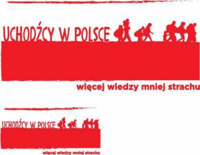 Logo akcji "Więcej wiedzy - mniej strachu - uchodźcy w Polsce" (fot. materiały prasowe) 