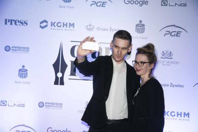 Jakub Dymek ("Krytyka Polityczna") i Beata Siemieniako (fot. Piotr Król/Press)