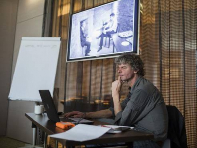 Kadir van Lohuizen w tym tygodniu prowadził w Polsce warsztaty fotograficzne (fot. Adam Guz)