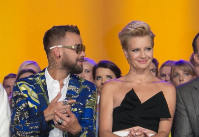 Michał Piróg i Małgorzata Kożuchowska (fot. Adam Guz/Press)