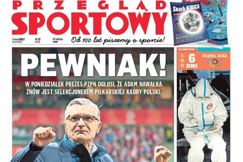 Michniewicz selekcjonerem. "Przegląd Sportowy" zaliczył wpadkę z okładką z Nawałką